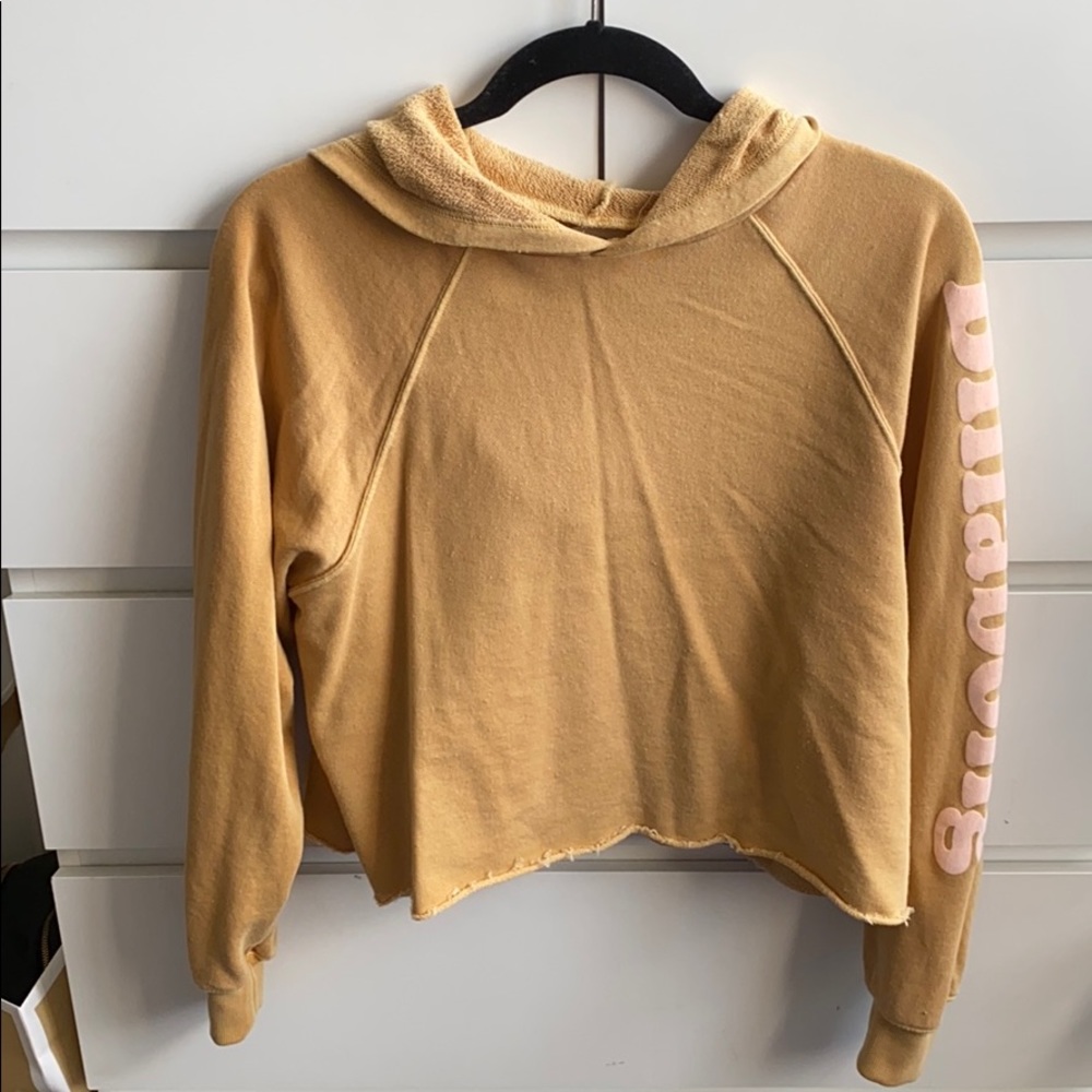 Small gold billabong terry hoodie